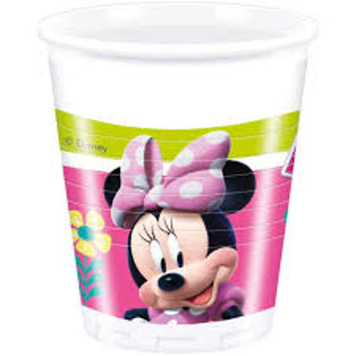 Picture of MINNIE MOUSE PLASTIC CUPS 200ML - 8PK